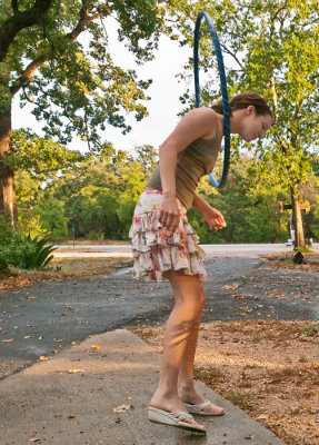 Hula hoop girl #3
