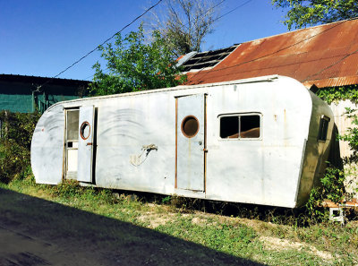 Old house trailer, Uhland, TX