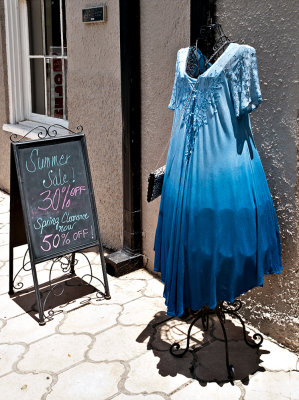  Blue Dress at Veranda