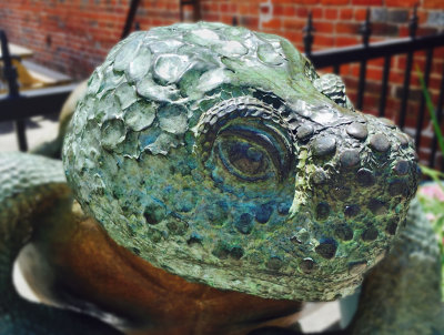 Turtle sculpture 