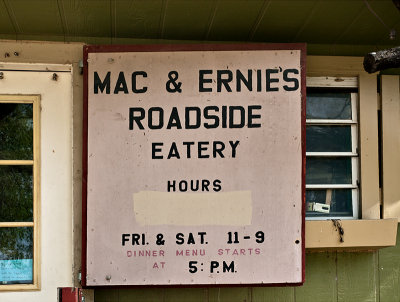 Mac & Ernies #3