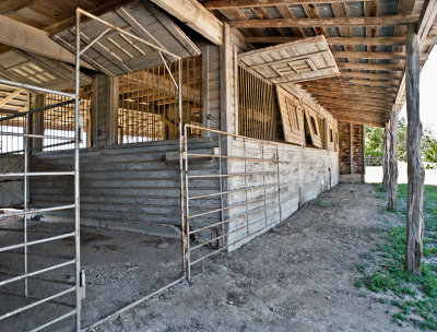 Right side of barn 