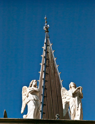 Steeple and angels, Round Top, TX,  #2 