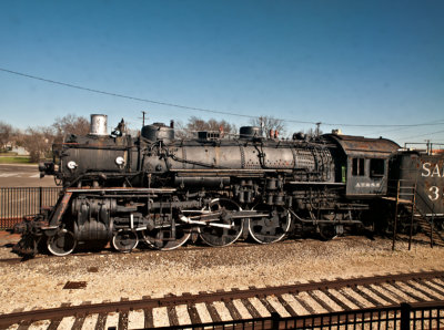 A 4-6-4 Steam engine, Temple, TX