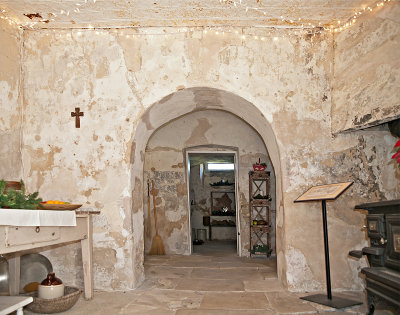 Entrance through kitchen
