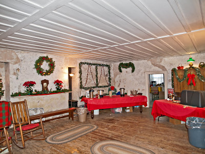 1st floor hall, ready to serve refreshments, and for Mr. & Mrs. Santa Claus who welcome kids in the rockers