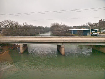 Over a river