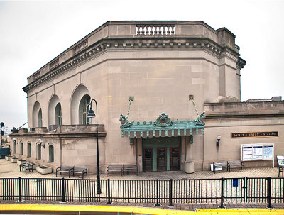 Train station in Joliet, IL