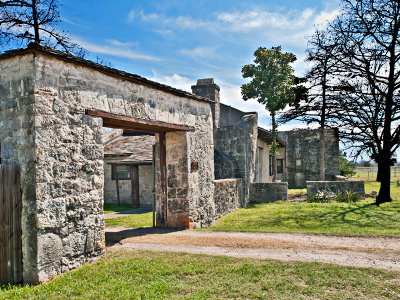 Custodian's cottage at Goliad State Park and Historical Site
