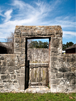 Patio side entrance
