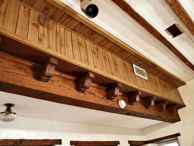 Living room construction detail 