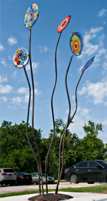 Glass Lollipop Tree at Library