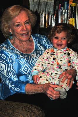 Kaylie and Great Grandma Kuhlman