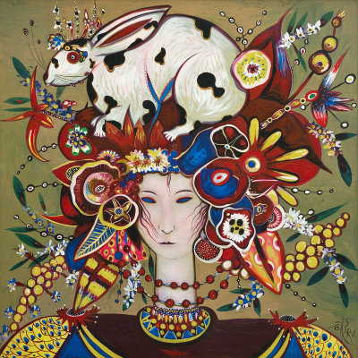 Rabbit on the Roof - 48x48 - SOLD.jpg