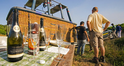 Hot Air Ballooning over the Tuscan Countryside