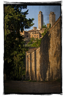 San Gimignano and Pancole