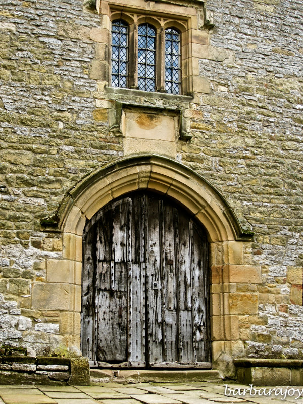 Haddon Hall, ancient door 15th C