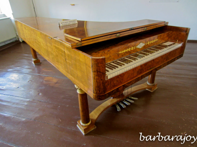Beethoven's piano in Beethoven's house