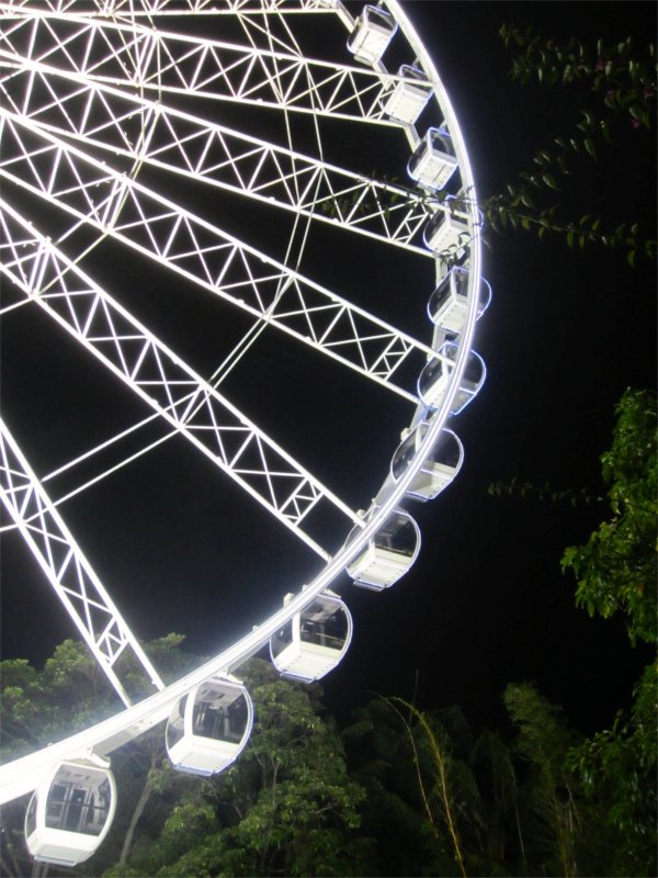 Brisbane Wheel by night
