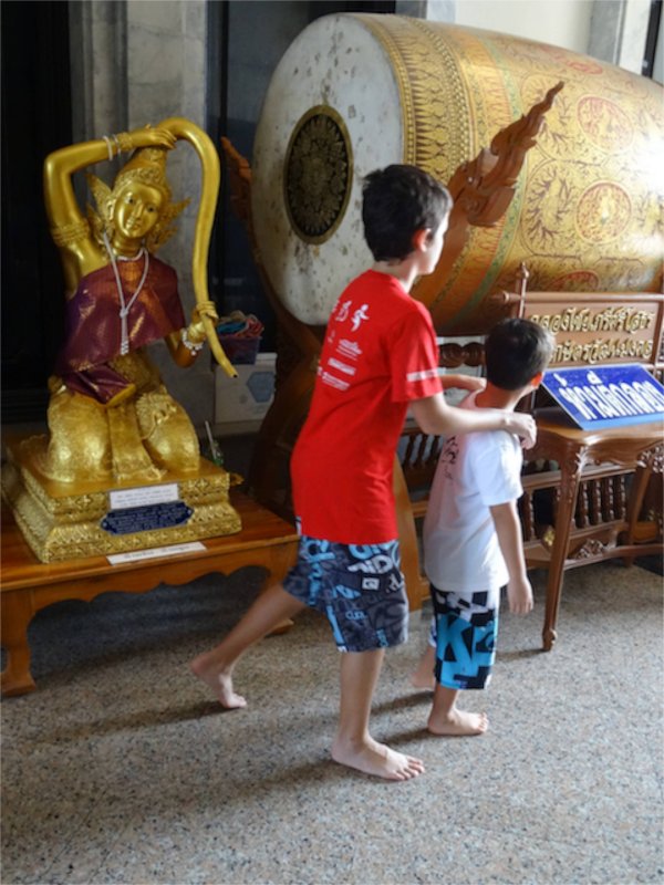 The boys at Wat Sothon
