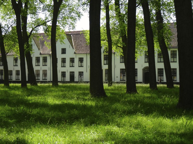 Beguinage - quiet refuge for women, founded in 1245