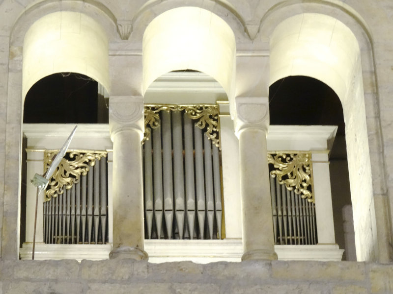 Organ pipes, Convent of St Jiri, at Prague Castle