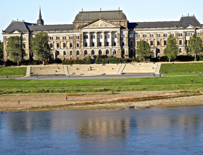 Financial Ministry across the River Elbe