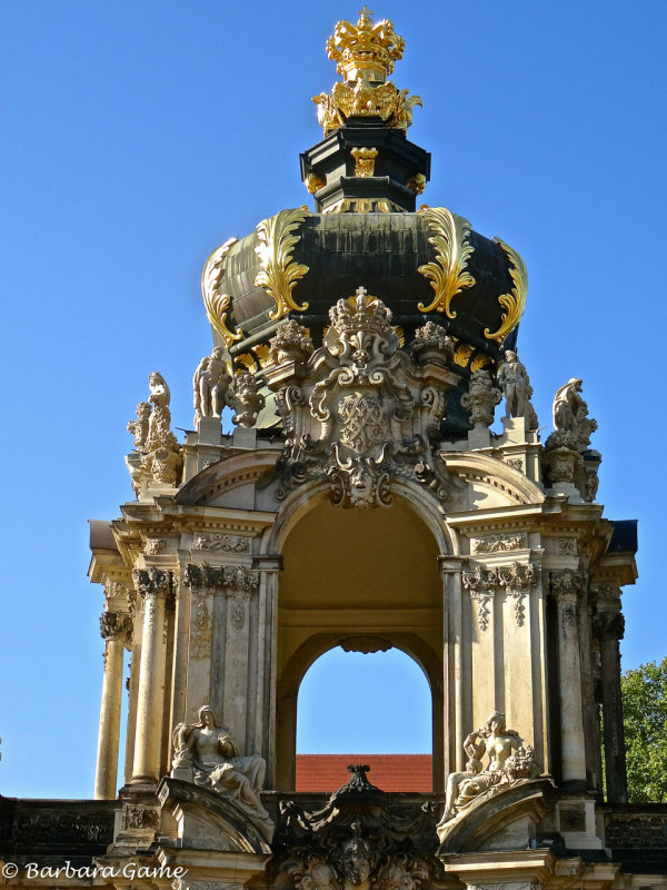 Detail, Polish Crown, Zwinger Garden