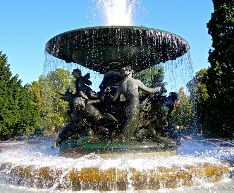 Fountain, Albertplatz, Dresden Neustadt
