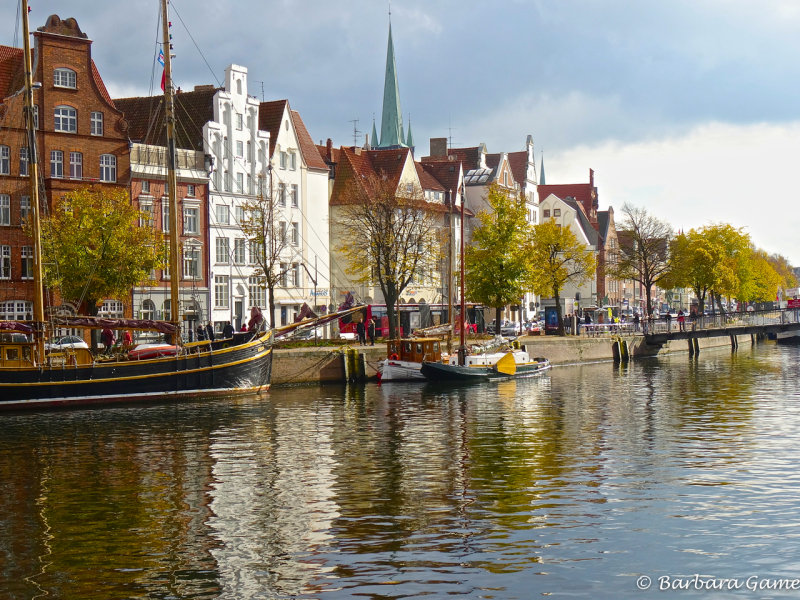 Lübeck, Museum Harbour, waterfront