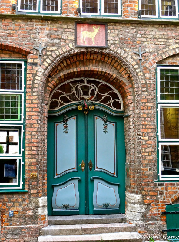 Lübeck, merchant's home, one of several, on Mengstrasse