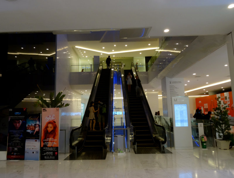 Entrance foyer of the new E Quartier of the Emporium shopping mall. 