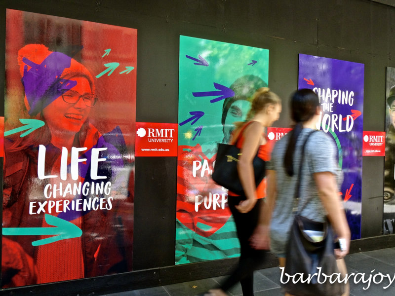 Street signs, RMIT