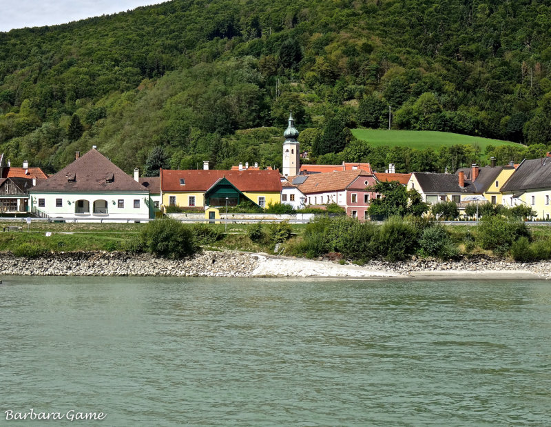 View along the river
