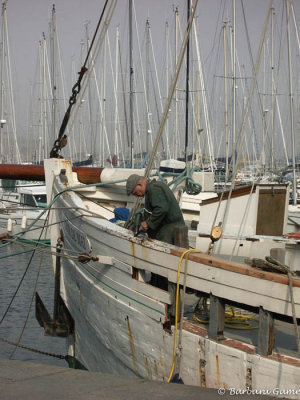 Boat maintenance, St Malo