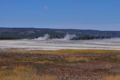 On our way to Old Faithful
