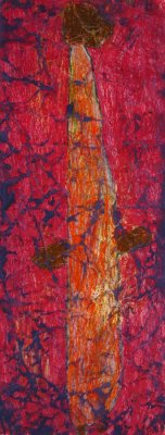 Peintures d'enfants: femmes en batik