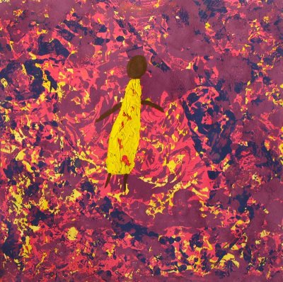 Peintures d'enfants: monotypes