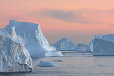 Icebergs at  Cape York, Greenland