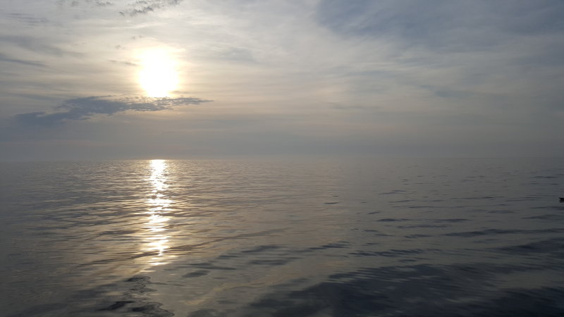 Lever de soleil, Golfe du Saint-Laurent 