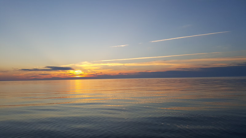 Coucher de soleil, le dAnticosti