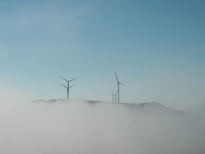 Éoliennes, Massif-du-Sud