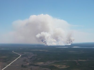 Incendie de forêt, Baie-James
