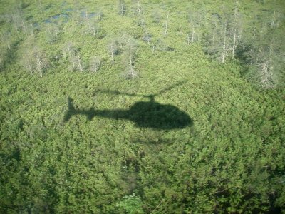 Hélicoptère, Baie-James