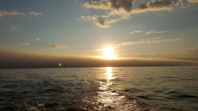 Lever de soleil, Golfe du Saint-Laurent