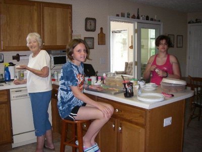 At home in TN with her grand daughters