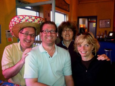 The Richards and Cathy at El Rayo