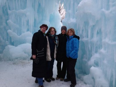 Ice Castle with Linda, Kerry and Toni