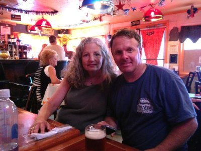 Susan and Sean at the Brewery