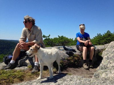 Tim, Nola and Fran - Acadia Mountain